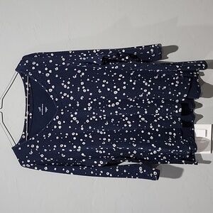 J. Jill 3/4 Sleeve V Neck Top